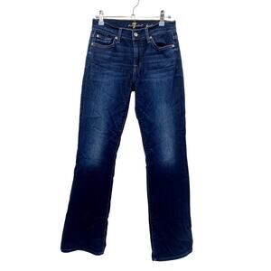 7 for all mankind bootcut dark wash jeans